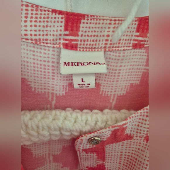 Merona Pink and White Checkered Summer Midi Dress - Picture 2 of 7